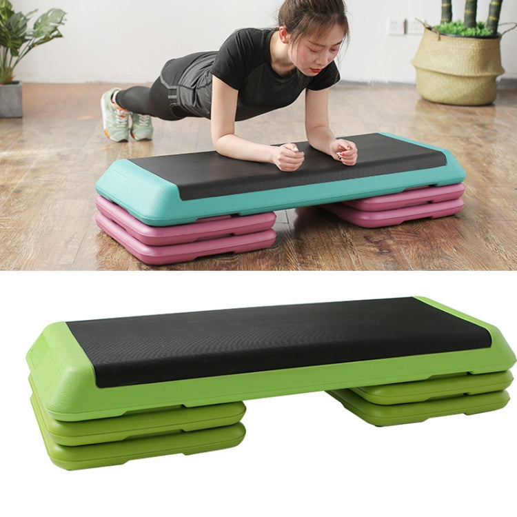 110cm Fitness Pedal Adjustable Sports Yoga Fitness Aerobics Pedal, Gray Motherboard + 4 Black Base, Red Motherboard + 4 Black Base, Grass Green Motherboard + 4 Grass Green Bases, Dark Green Motherboard + 4 Red Base, Dark Green Motherboard + 4 Black Bas...