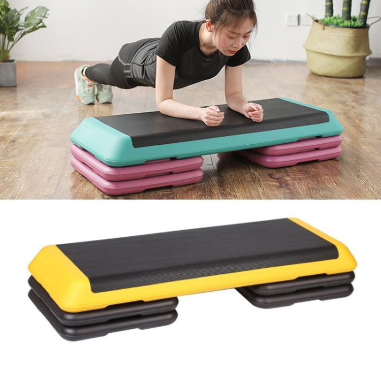 110cm Fitness Pedal Adjustable Sports Yoga Fitness Aerobics Pedal, Gray Motherboard + 4 Black Base, Red Motherboard + 4 Black Base, Grass Green Motherboard + 4 Grass Green Bases, Dark Green Motherboard + 4 Red Base, Dark Green Motherboard + 4 Black Bas...