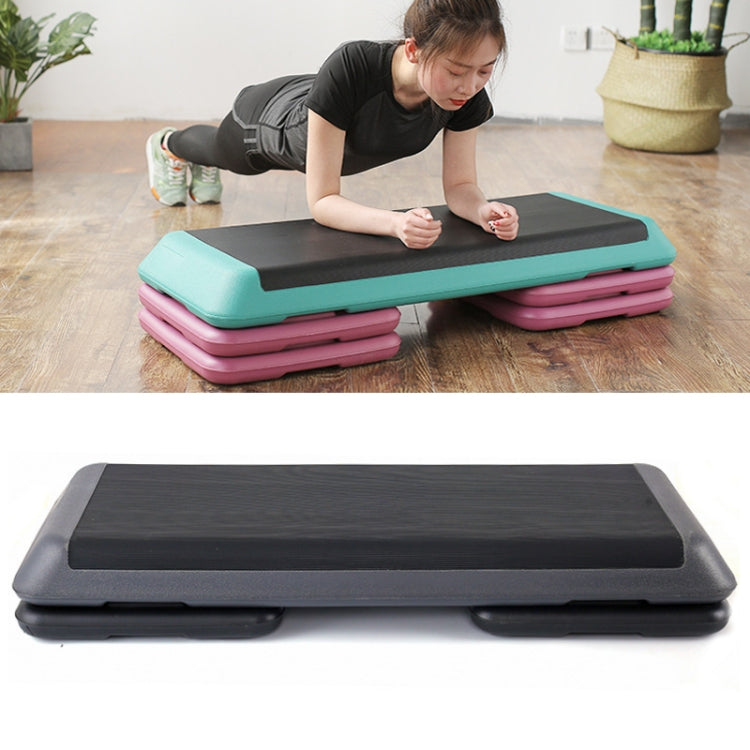 110cm Fitness Pedal Adjustable Sports Yoga Fitness Aerobics Pedal, Gray Motherboard + 4 Black Base, Red Motherboard + 4 Black Base, Grass Green Motherboard + 4 Grass Green Bases, Dark Green Motherboard + 4 Red Base, Dark Green Motherboard + 4 Black Bas...