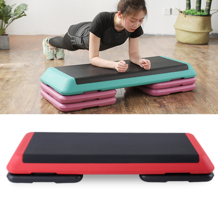 110cm Fitness Pedal Adjustable Sports Yoga Fitness Aerobics Pedal, Gray Motherboard + 4 Black Base, Red Motherboard + 4 Black Base, Grass Green Motherboard + 4 Grass Green Bases, Dark Green Motherboard + 4 Red Base, Dark Green Motherboard + 4 Black Bas...