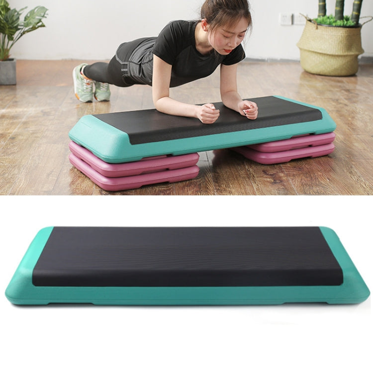 110cm Fitness Pedal Adjustable Sports Yoga Fitness Aerobics Pedal, Gray Motherboard + 4 Black Base, Red Motherboard + 4 Black Base, Grass Green Motherboard + 4 Grass Green Bases, Dark Green Motherboard + 4 Red Base, Dark Green Motherboard + 4 Black Bas...