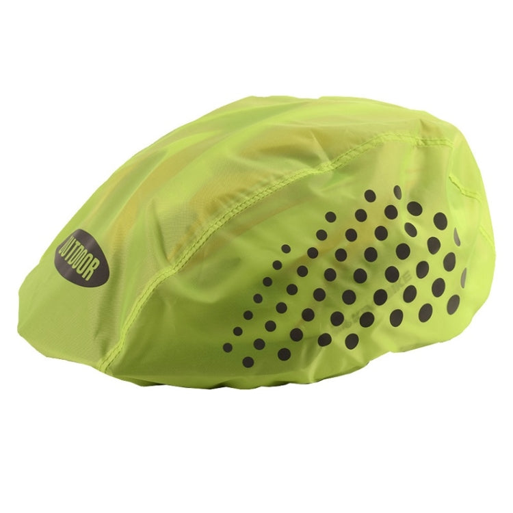 2 PCS Cycling Helmet Rain Cover Outdoor Reflective Safety Helmet Cover, Free Size