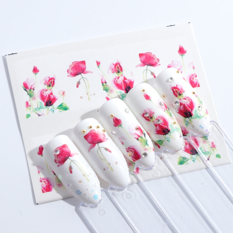 5 PCS Flamingo Nail Stickers Water Decals Cute Animals Rabbit Owl Wraps Flora Watermark Adhesive Decoration Manicure, STZ659, STZ660, STZ661, STZ662, STZ663, STZ664, STZ665, STZ666, STZ667, STZ668, STZ669, STZ670, STZ671, STZ672, STZ673