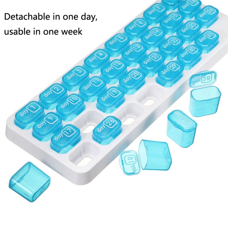 S-015 31 Grid Keyboard Type Plastic Pill Box