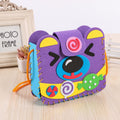 3 PCS Multicolor EVA Foam Puzzles Lovely Animals Children Handmade Bags, Random Style Delivery, 3 PCS EVA Foam Puzzles