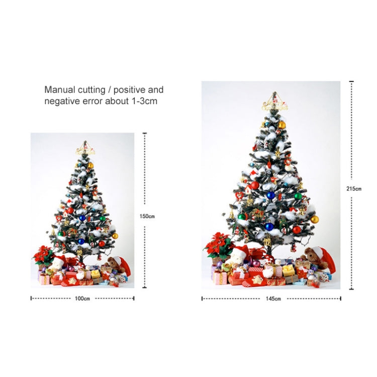 Rectangular Christmas Tree Peach Skin Tapestry Mural Christmas Decoration Tapestry, 100x150cm, 145x215cm