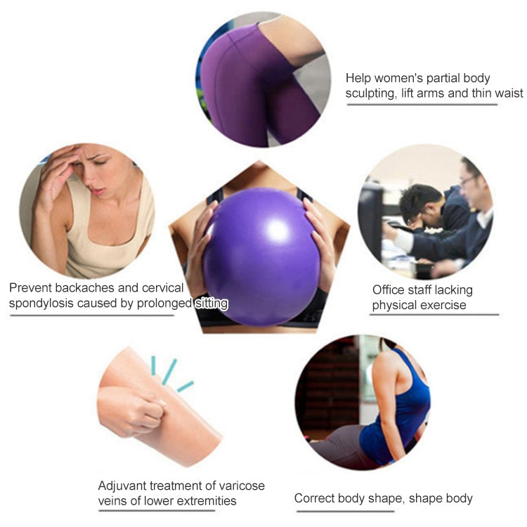 JH3152 PVC Yoga Ball Balance Fitness Gymnastic Ball, Diameter: 25cm