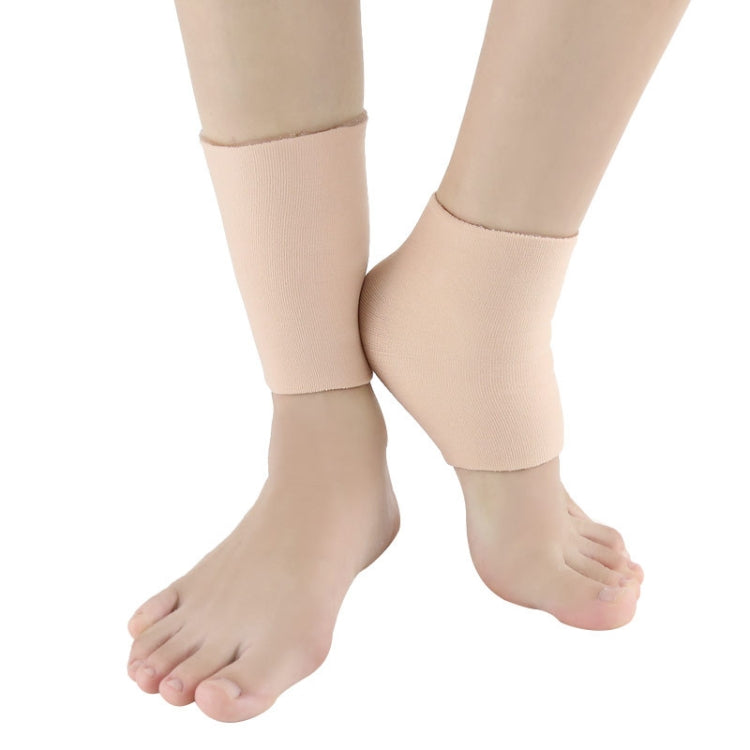 1 Pair SEBS Heel Protector Foot Socks, Skin Color