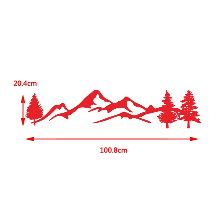 2 PCS D-791 Mountain Forest Car Sticker SUV Off-Road Vehicle Body Sticker Rear Windshield Car Sticker