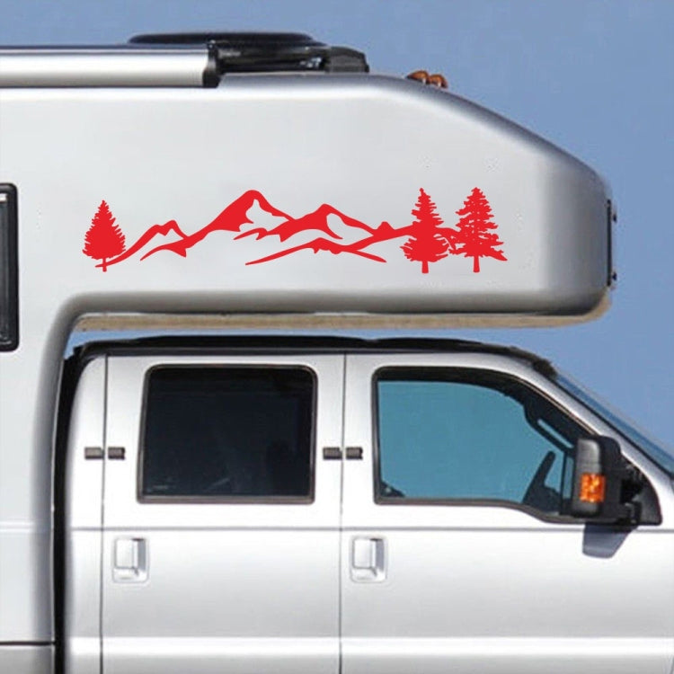 2 PCS D-791 Mountain Forest Car Sticker SUV Off-Road Vehicle Body Sticker Rear Windshield Car Sticker