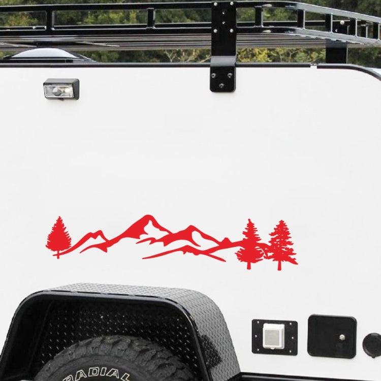 2 PCS D-791 Mountain Forest Car Sticker SUV Off-Road Vehicle Body Sticker Rear Windshield Car Sticker