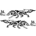 D-70 Wolf Totem Car Stickers Car Personality Modified Car Stickers, D-70