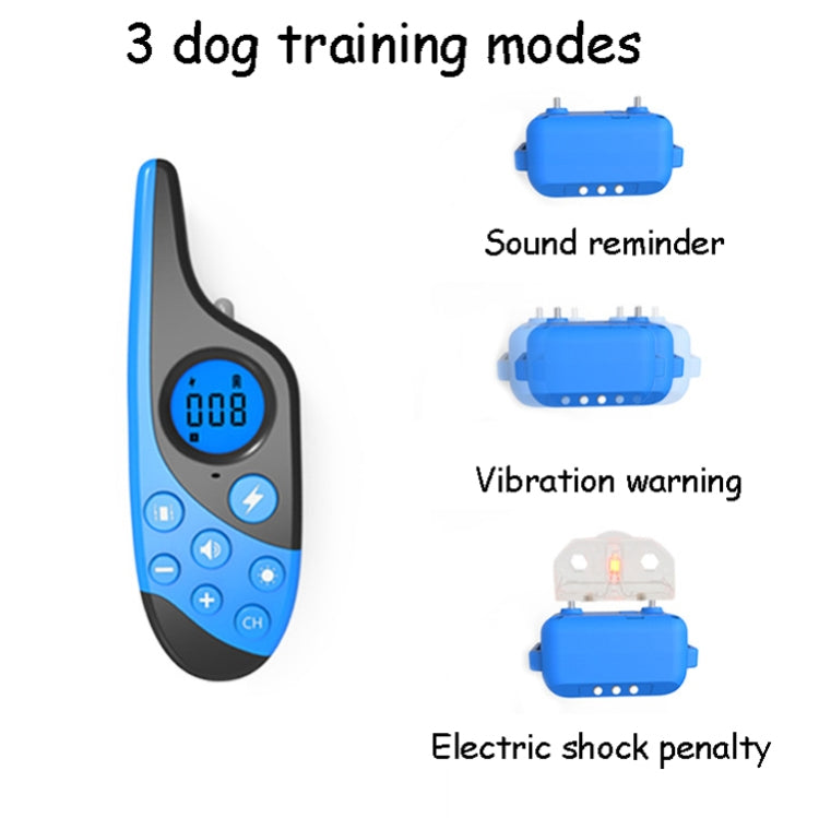 L-818 500M Dog Training Device Rechargeable Remote Control Pet Bark Stopper, L-818 500M