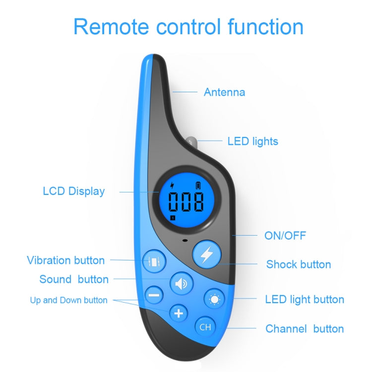 L-818 500M Dog Training Device Rechargeable Remote Control Pet Bark Stopper, L-818 500M