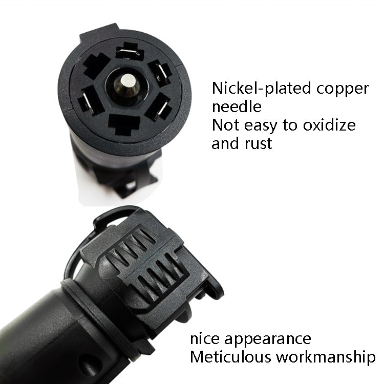 VP190U Route Trailer 7P Turn 4P 5P Plugs Double Row Plug US Plug, 7P Turn 4P 5P