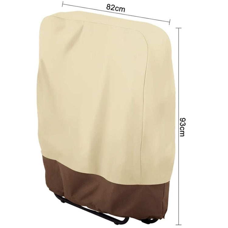 82x93cm Outdoor Deck Chair Cover Waterproof Garden Terrace Patio Chair Cover, Fabric:, 190T Polyester, 420D Oxford, 600D Oxford