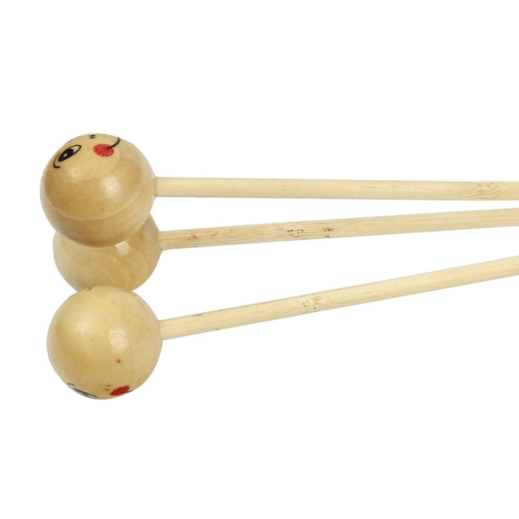 Wooden Smiling Face Knock Back Hammer Multifunctional Health Massage Hammer