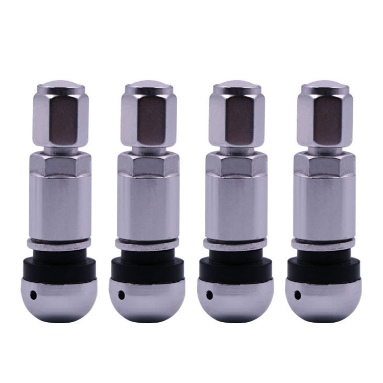 10 Sets Car Tire Air Nozzle Aluminum Alloy Vacuum Tire Hub Car Tire Valve Core Explosion-Proof Universal Type, 10 Sets