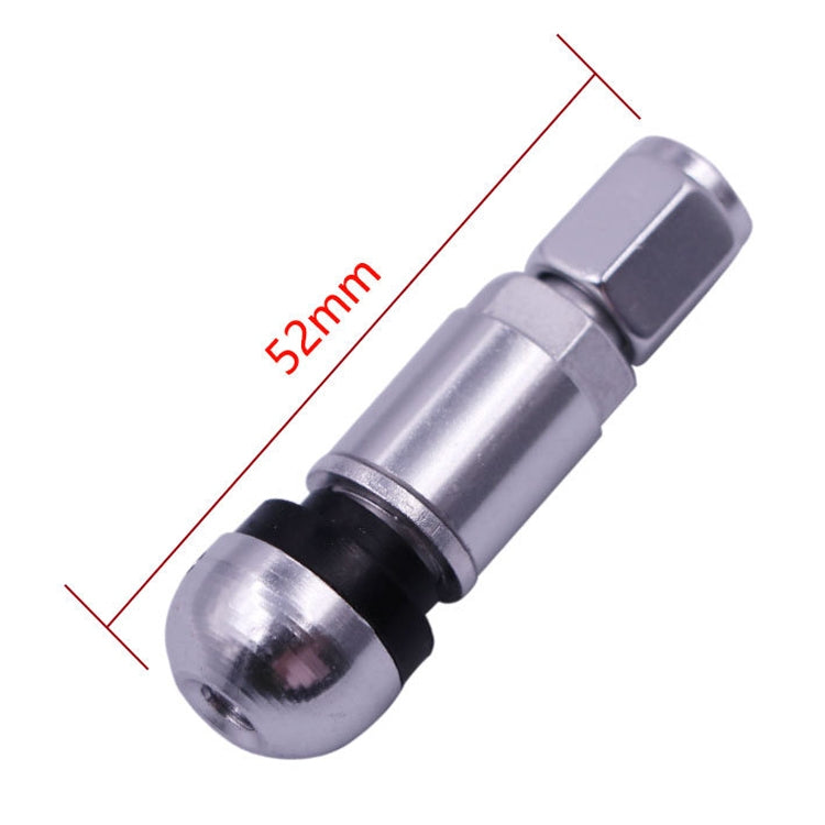 10 Sets Car Tire Air Nozzle Aluminum Alloy Vacuum Tire Hub Car Tire Valve Core Explosion-Proof Universal Type, 10 Sets