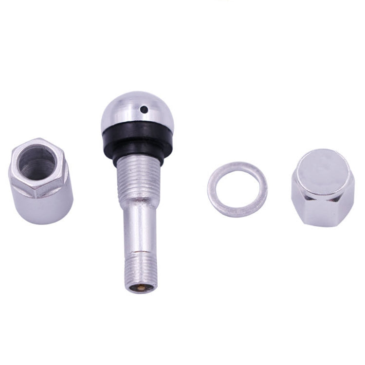 10 Sets Car Tire Air Nozzle Aluminum Alloy Vacuum Tire Hub Car Tire Valve Core Explosion-Proof Universal Type, 10 Sets