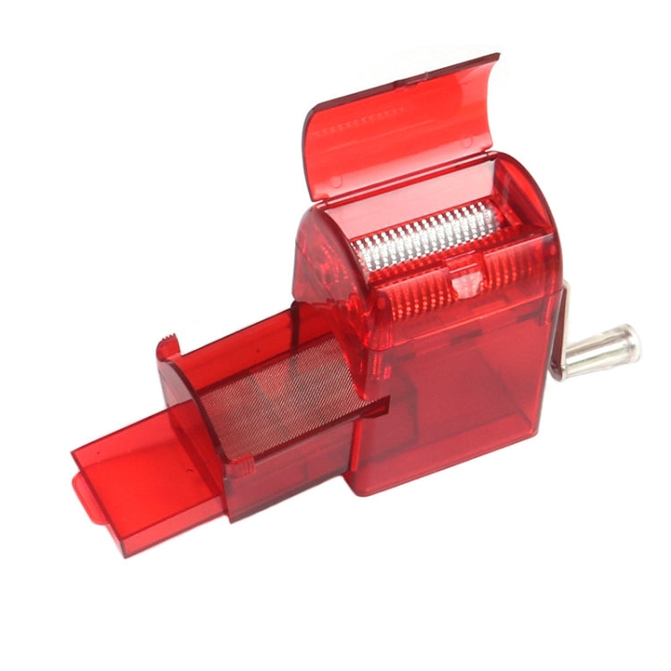 MYQ-053 Hand-cranked Cigarette Grinder Cigarette Puller Plastic Drawer Grinder, Red, Green, Black, Blue