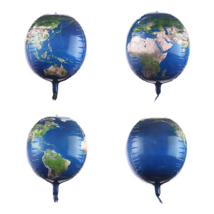 10 PCS Space Aluminum Film Balloon Children Decorate Birthday Party Decoration Balloons,Style:, Golden Space Man, Double-sided Space Man, Round Rocket, Space Rocket, Astronaut, Earth, Retro Plane, Universe, Space Birthday, Blue