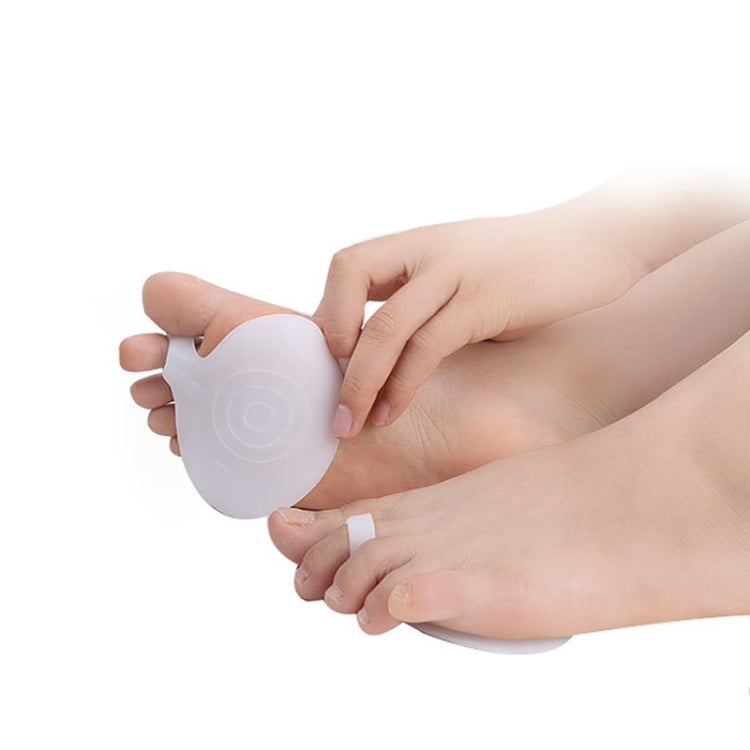 10 Pairs Forefoot Insole Comfortable Orthopedic Insole, White, Skin Color