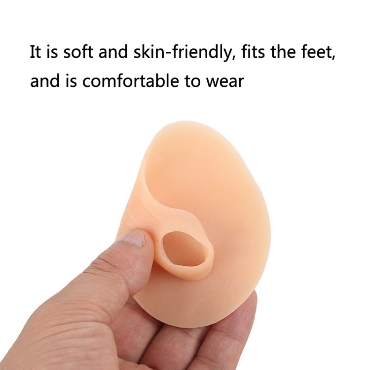 10 Pairs Forefoot Insole Comfortable Orthopedic Insole, White, Skin Color