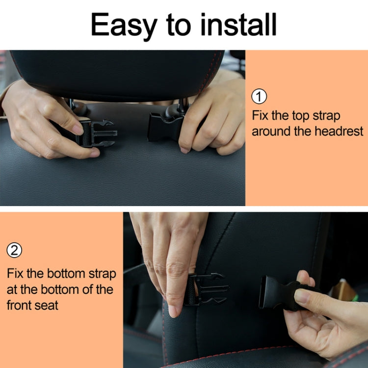 2 PCS Car Seat Back Hanging Bag Oxford Cloth Storage Bag, Car Storage Bag