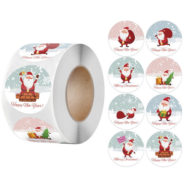 Christmas Santa Sticker Self-Adhesive Gift Tag, LG-210922-38-005