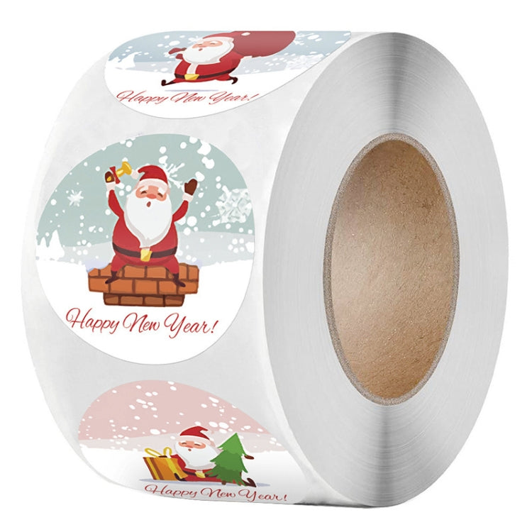 Christmas Santa Sticker Self-Adhesive Gift Tag, LG-210922-38-005