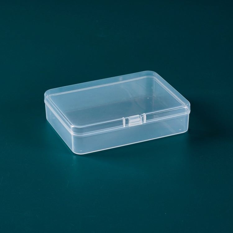 10 PCS Rectangular PP Plastic Box Transparent Packaging Box With Cover Plastic Parts Hardware Tool Storage Box, 10 PCS Rectangular