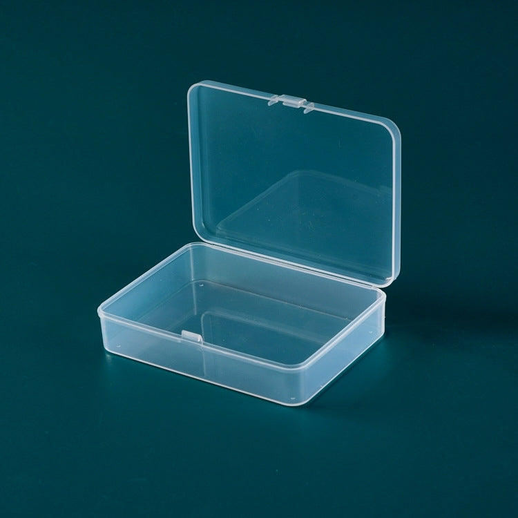 10 PCS Rectangular PP Plastic Box Transparent Packaging Box With Cover Plastic Parts Hardware Tool Storage Box, 10 PCS Rectangular