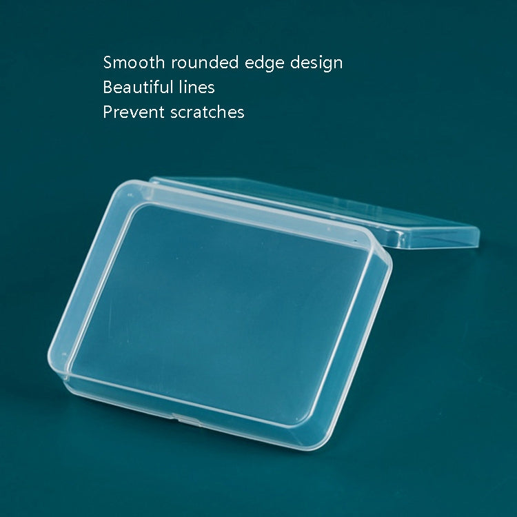 10 PCS Rectangular PP Plastic Box Transparent Packaging Box With Cover Plastic Parts Hardware Tool Storage Box, 10 PCS Rectangular