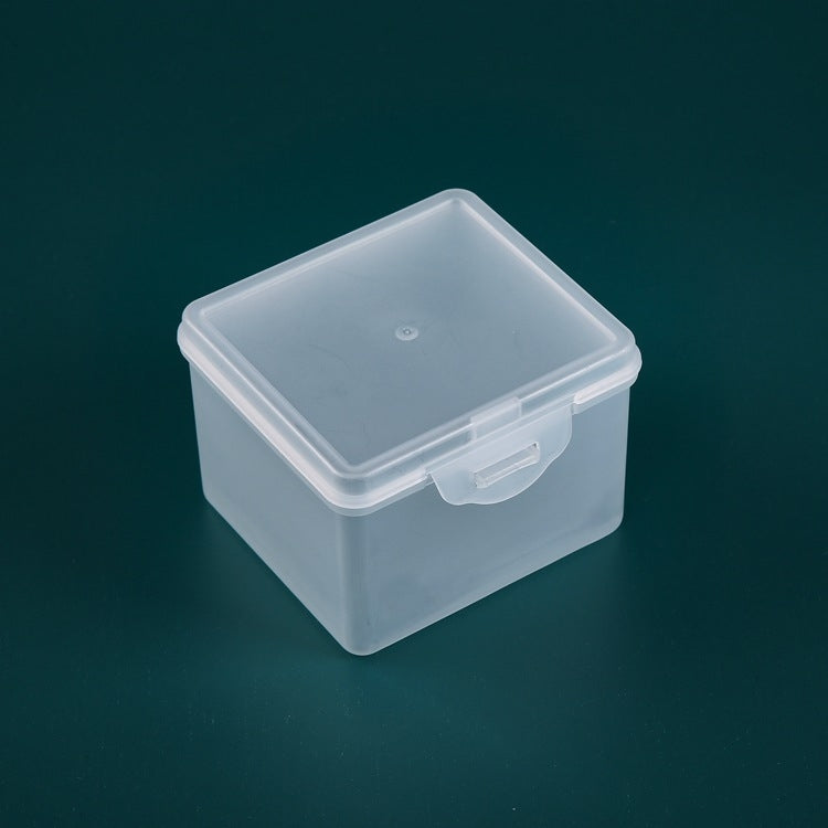 10 PCS PP Matte Material Plastic Box With Cover Parts Tool Storage Box Square Product Box, 10 PCS