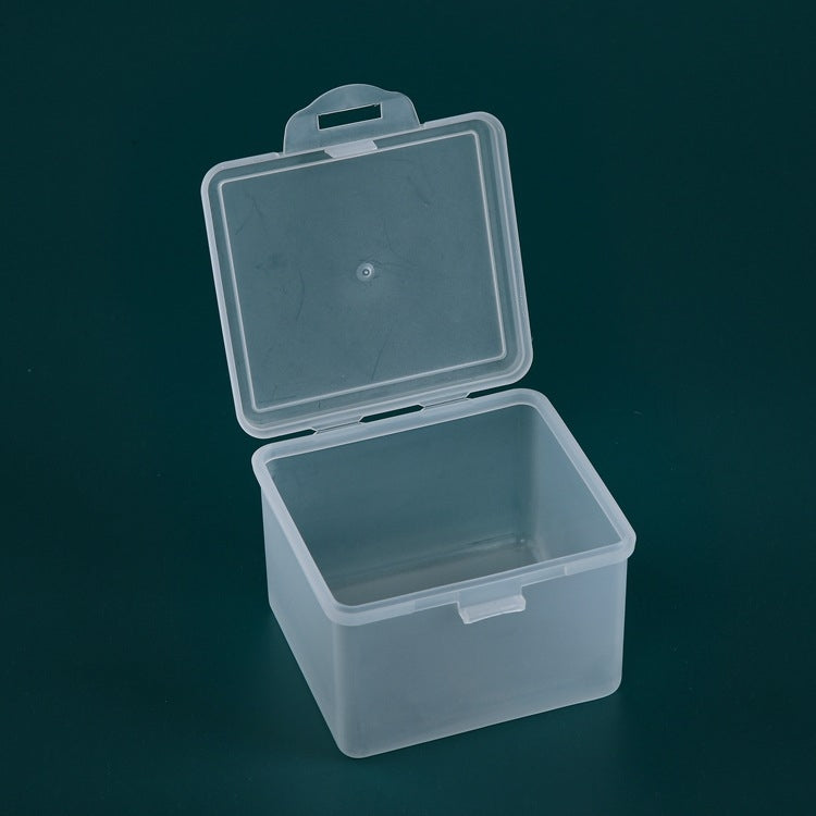 10 PCS PP Matte Material Plastic Box With Cover Parts Tool Storage Box Square Product Box, 10 PCS