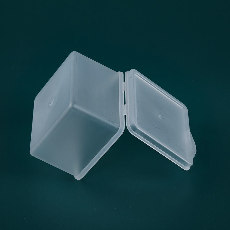 10 PCS PP Matte Material Plastic Box With Cover Parts Tool Storage Box Square Product Box, 10 PCS