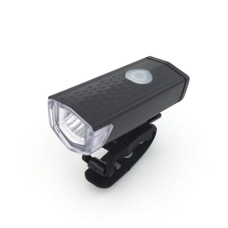 Bicycle Highlight USB Rechargeable Lamp Waterproof Bicycle Headlight Taillight Set, Single Headlight (Black), Headlight + Taillight (Black)