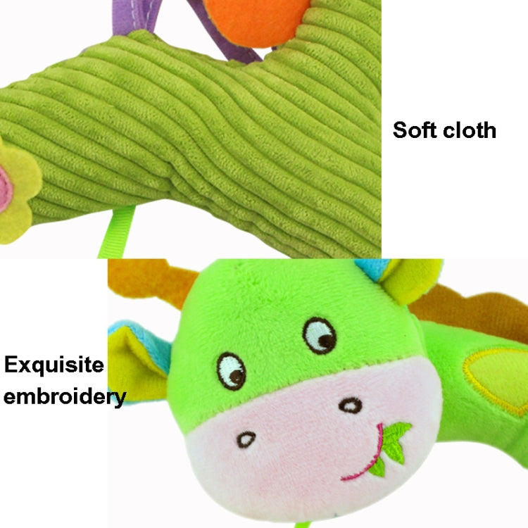 Baby Toys 0-1 Year Old Animal Bed Bells Soothing Plush Toys Baby Rattles Baby Carriage Hanging, A Crossbar - Deer, B Crossbar - Dolphins, C Crossbar - Birds