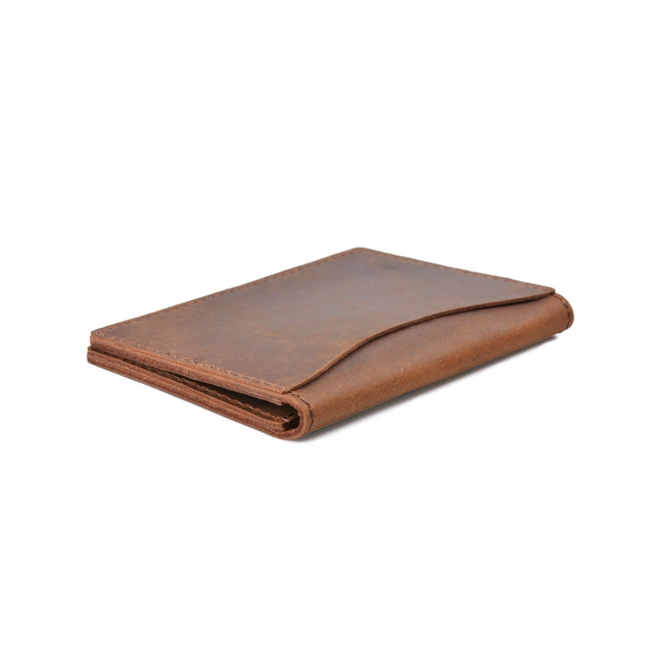 Cowhide Card Holder Simple Bank Card Storage Folder Membership Card Holder Wallet, Crazy Horse Skin Brown, Crazy Horse Skin Coffee, Crazy Horse Skin Ink Green, Crazy Horse Skin Black, Crazy Horse Skin Wine Red, Crazy Horse Skin Blue