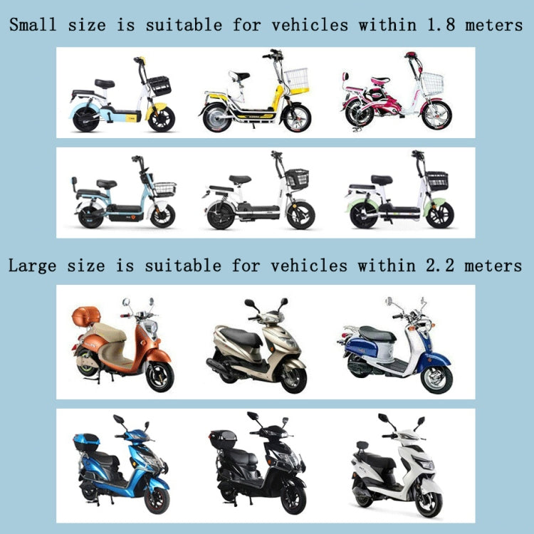 General Rain And Dustproof PEVA Car Cover For Motorcycles And Electric Vehicles, 180x120cm, 220x120cm