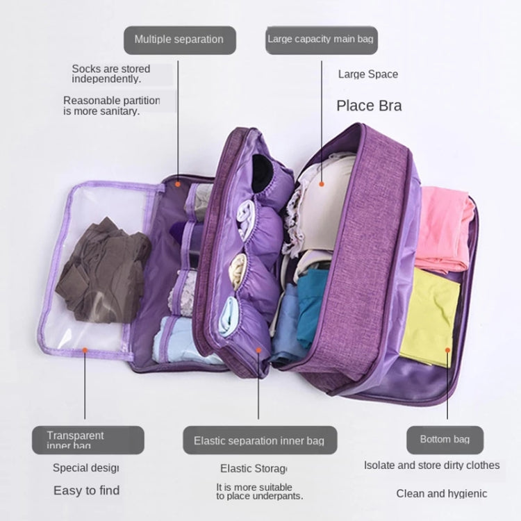 Bra Underwear Drawer Organizers Travel Storage Dividers Socks Briefs Cloth Case Clothing Wardrobe Box Bag