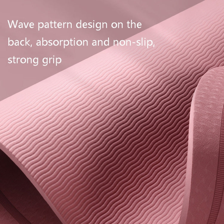 8mm TPE Sound-Absorbing And Shock-Absorbing Skipping Mat Home Indoor Sports Fitness Mat, Fitness Mat Grey, Fitness Mat Pink