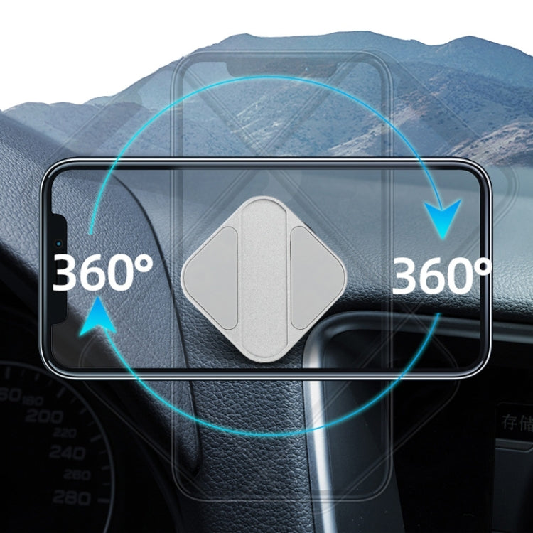 Aluminum Alloy Car Mobile Phone Bracket Portable Phone Desktop Folding Frame, Black, Silver, Grey