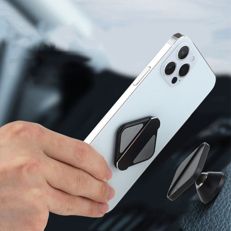 Aluminum Alloy Car Mobile Phone Bracket Portable Phone Desktop Folding Frame, Black, Silver, Grey