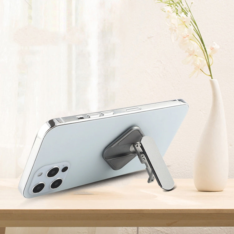 Aluminum Alloy Car Mobile Phone Bracket Portable Phone Desktop Folding Frame, Black, Silver, Grey