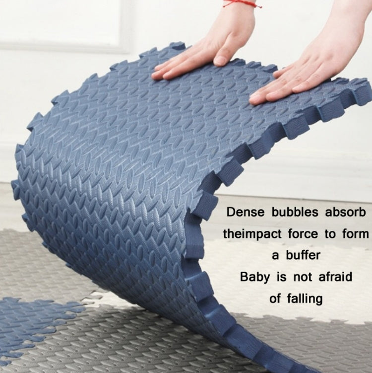Household Stitching Leaf Pattern Thick Foam Crawling Mat, 30x1.0cm, 60x1.0cm, 30x1.2cm