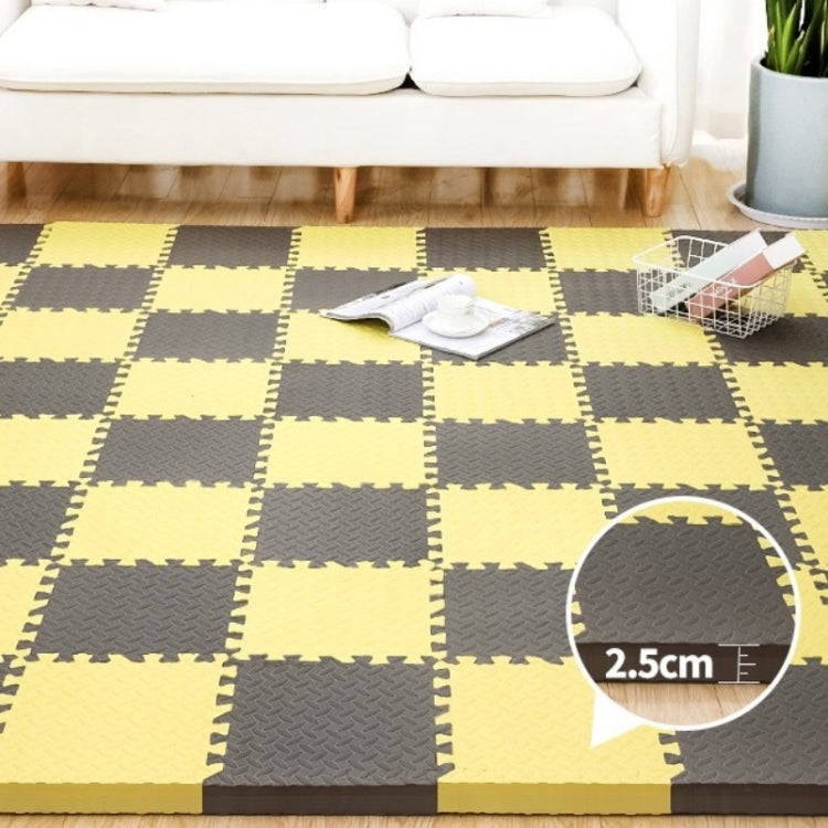Household Stitching Leaf Pattern Thick Foam Crawling Mat, 30x1.0cm, 60x1.0cm, 30x1.2cm