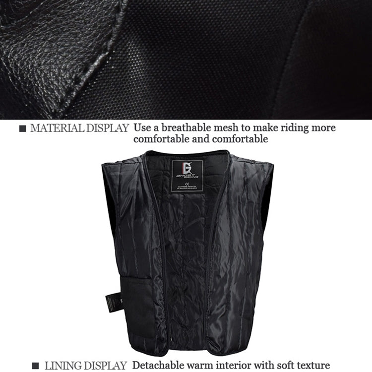 GHOST RACING GR-Y09 Motorcycle Four Seasons Racing Suit Locomotive Riding Anti-Fall Rally Suit, L, XXL, XXXL