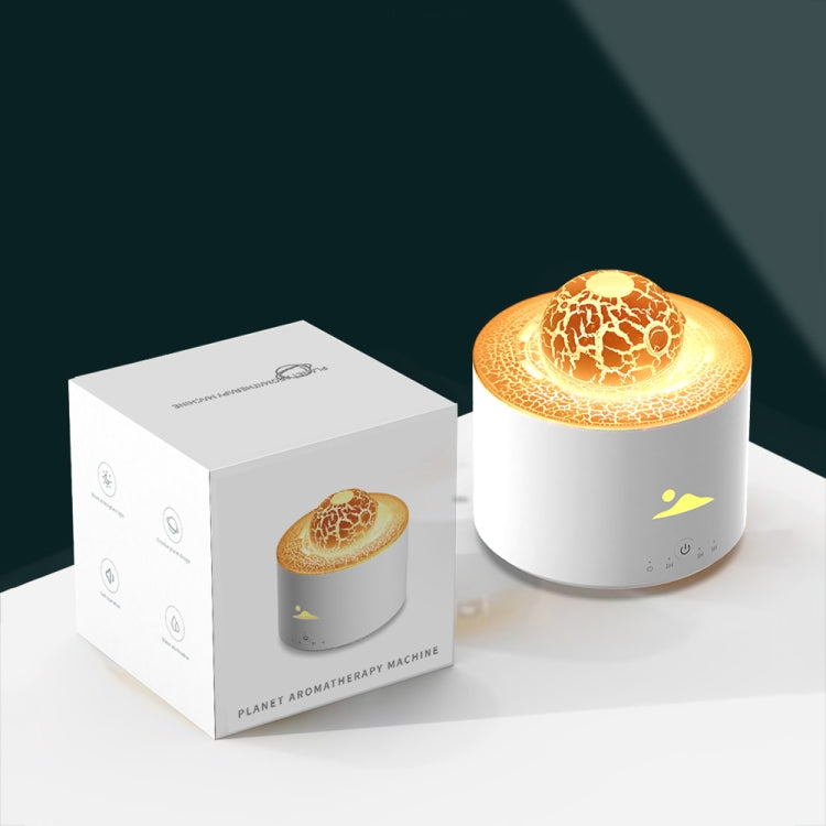 HX-130 Colorful Night Light Planet Desktop Flame Aromatherapy Humidifier, US Plug, EU Plug, UK Plug
